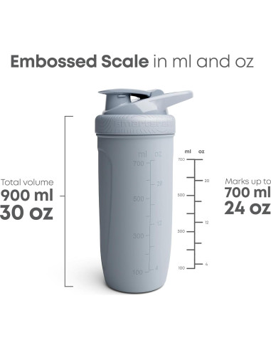 Botella de Batido Smartshake Batman 900ml Acero Inoxidable