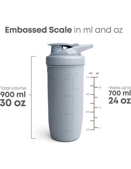 Botella de Batido Smartshake Batman 900ml Acero Inoxidable