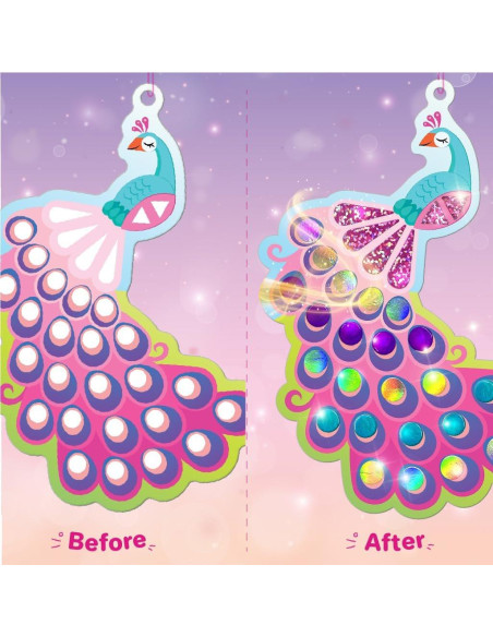 Kit de Manualidades Imagimake Mosaico Mariposa y Pavo Real