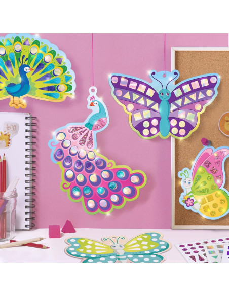 Kit de Manualidades Imagimake Mosaico Mariposa y Pavo Real