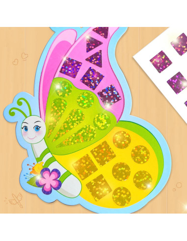 Kit de Manualidades Imagimake Mosaico Mariposa y Pavo Real