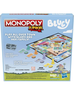 Monopoly Junior Bluey Hasbro Juego de Mesa para Niños 5+ 2