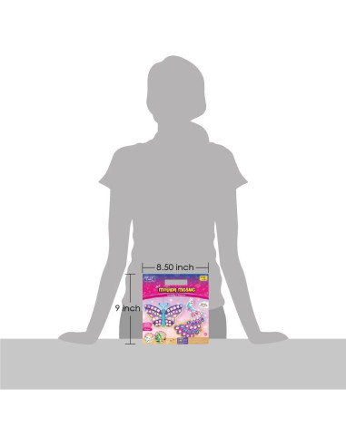 Kit de Manualidades Imagimake Mosaico Mariposa y Pavo Real