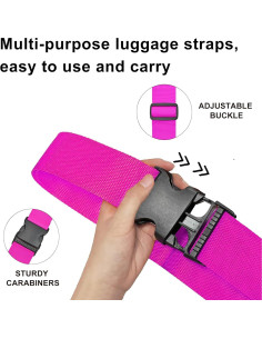 Correas de Equipaje ZYTONGMAO Ajustables 1.83m Paquete de 10 2