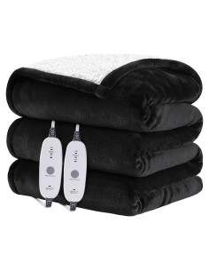 Manta Térmica Eléctrica HYLEORY Reina 213x229cm Negro