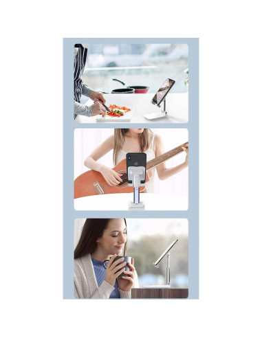 Soporte Ajustable para Teléfonos y Tablets KKSC Negro