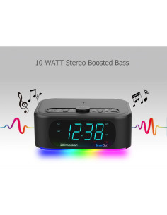 Altavoz Bluetooth Emerson Smartset 10W con Carga Inalámbrica 15W 2