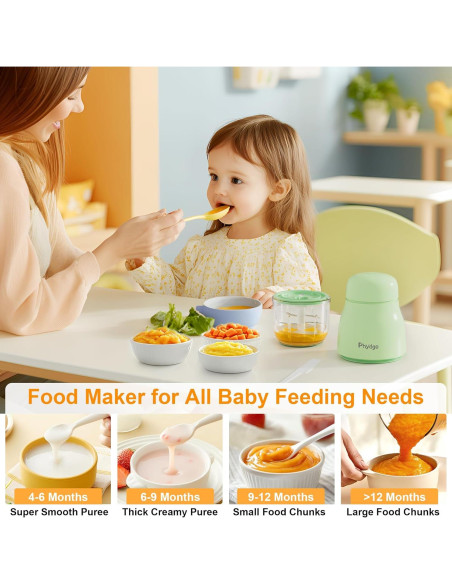 Procesador de Alimentos para Bebés Phydge Verde 300ml 230W