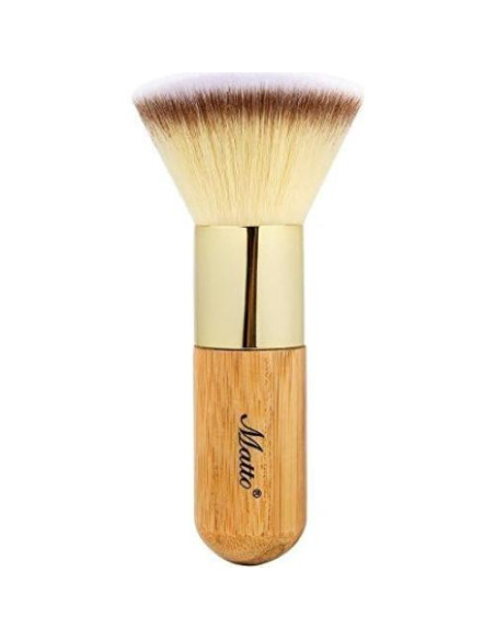 Brocha Kabuki Plana Matto - Maquillaje Base Líquida y Polvo Brocha Kabuki Plana Matto - Maquillaje Base Líquida y Polvo
