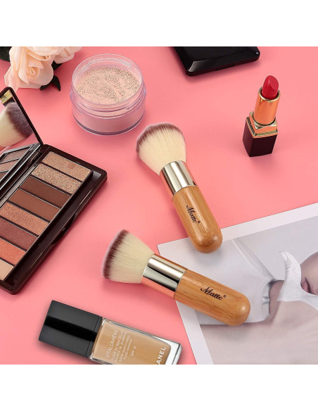 Brocha Kabuki Plana Matto - Maquillaje Base Líquida y Polvo Brocha Kabuki Plana Matto - Maquillaje Base Líquida y Polvo