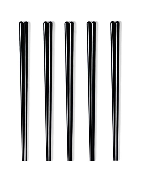 Juego de Palillos de Cerámica LEETOYI 5 Piezas 24.4 cm Negro Juego de Palillos de Cerámica LEETOYI 5 Piezas 24.4 cm Negro