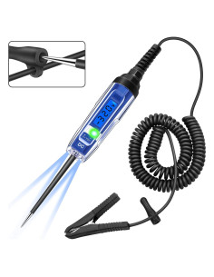 Probador de Circuito Automotriz WINAMOO 3-72V con LCD y Luz