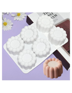 Molde de Silicona para Pastel de Mousse Mostsom A_ Flower