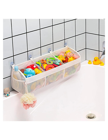 Organizador de Juguetes de Baño Austion Horizontal 3 Compartimentos