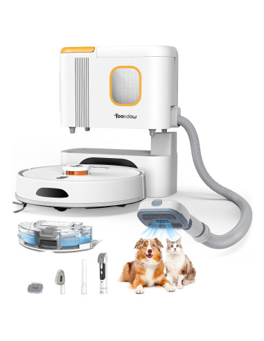 Aspiradora Robótica Teendow D20S Max+ con Mopa y Auto-Vaciado