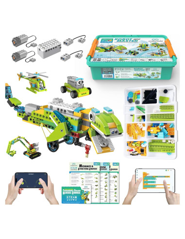 Kit de Robot de Programación Makerzoid Premium 600 Bloques
