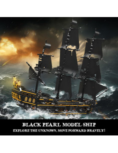 Kit de Construcción Barco Pirata Mould King 13199 - 3180 Piezas 2