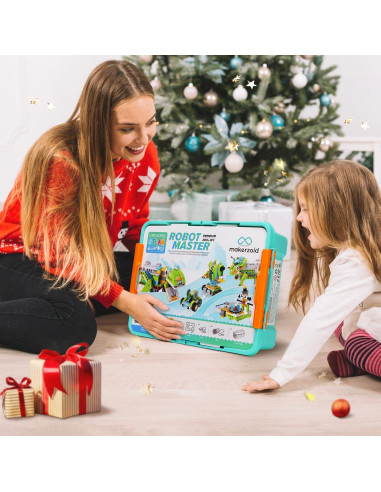 Kit de Robot de Programación Makerzoid Premium 600 Bloques