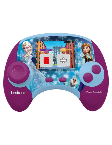 Consola de Poder Lexibook Frozen - Juego Educativo Bilingüe 100 Actividades
