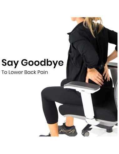 Almohada Lumbar Refrigerante Vive - Soporte Espalda Oficina 30.48 cm