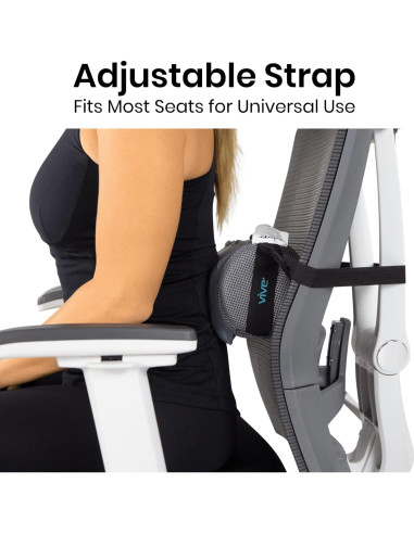 Almohada Lumbar Refrigerante Vive - Soporte Espalda Oficina 30.48 cm