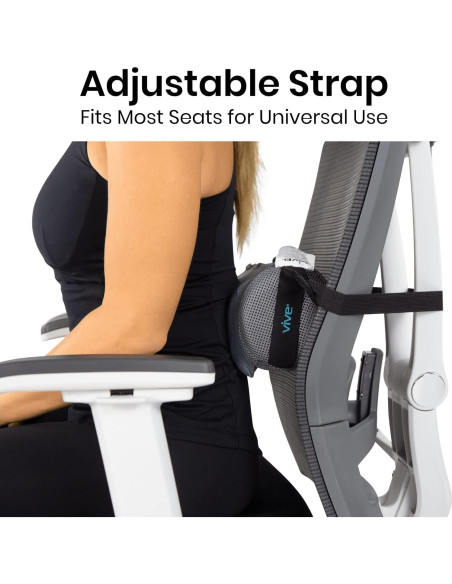 Almohada Lumbar Refrigerante Vive - Soporte Espalda Oficina 30.48 cm