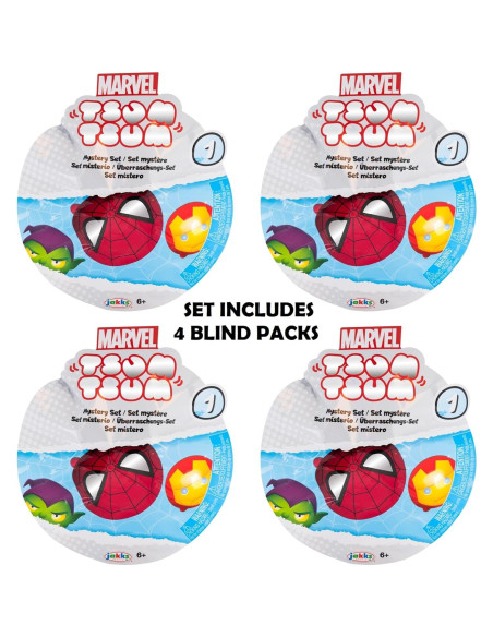 Figuras Marvel Tsum Tsum Ola 1 - 4 Bolsas Sorpresa