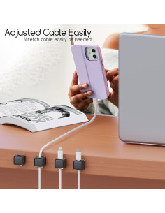 Clips Magnéticos para Cables Smofish - Paquete de 6 Organizadores 2