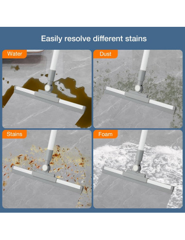 Raspador de Piso YANGMUM 14" Goma Mango Extensible 52"