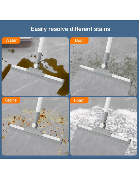 Raspador de Piso YANGMUM 14" Goma Mango Extensible 52"