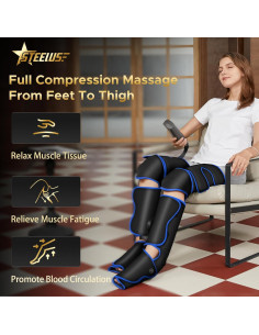 Masajeador de Piernas Xiamen Healthpal con Calor y 6 Modos 2