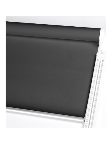 Persiana enrollable Homebox 50.8x182.9 cm Blackout Negro