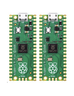 Microcontrolador Raspberry Pi Pico RP2040 Genérico - Paquete de 2