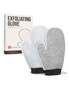 Guantes Exfoliantes ZOMCHI Doble Textura para Spa en Casa