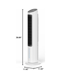 Ventilador de Torre Dreo IceWind 2023, 39.7" Oscilante, 4 Velocidades, Control Remoto, Enfriador Evaporativo 2