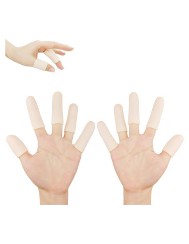 Fundas de Gel para Dedos JUMPOW - 14 Piezas Reutilizables