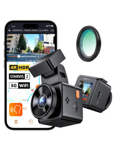 Cámara de tablero Vantrue E1 Pro 4K, WiFi 5G, GPS, 1TB