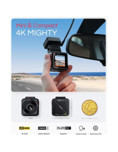 Cámara de tablero Vantrue E1 Pro 4K, WiFi 5G, GPS, 1TB 2