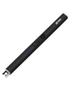 Encendedor Eléctrico Recargable JETPRO a Prueba de Viento Negro