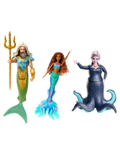 Set de 3 Muñecas de Moda Disney La Sirenita Mattel