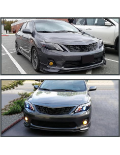 Faros Proyector Negros Spec-D Tuning para Toyota Corolla 2011-2013 2