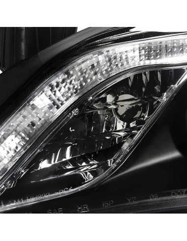Faros Proyector Negros Spec-D Tuning para Toyota Corolla 2011-2013