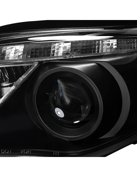 Faros Proyector Negros Spec-D Tuning para Toyota Corolla 2011-2013
