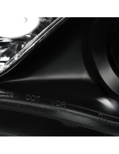 Faros Proyector Negros Spec-D Tuning para Toyota Corolla 2011-2013