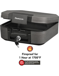 Caja Fuerte SentrySafe a Prueba de Fuego y Agua 0.28 Pies 2