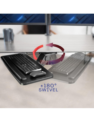 Bandeja Ergonómica VIVO para Teclado y Ratón 63.5x25.4cm