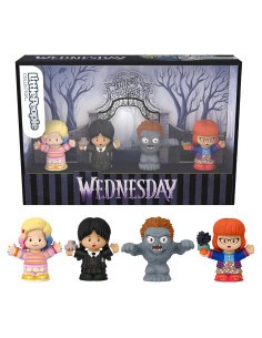 Conjunto de Figuras Little People Collector Wednesday Addams