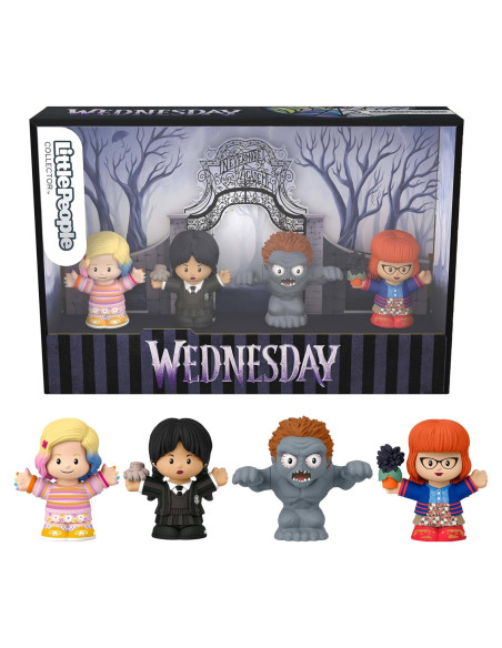 Conjunto de Figuras Little People Collector Wednesday Addams