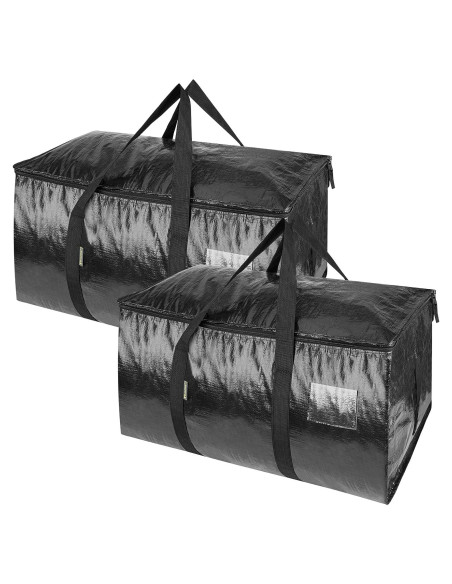 Bolsas de Mudanza BALEINE 2-Pack 90.8L Resistentes Negras