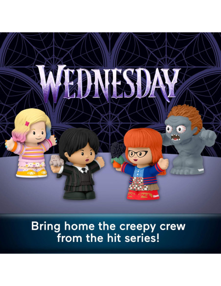 Conjunto de Figuras Little People Collector Wednesday Addams